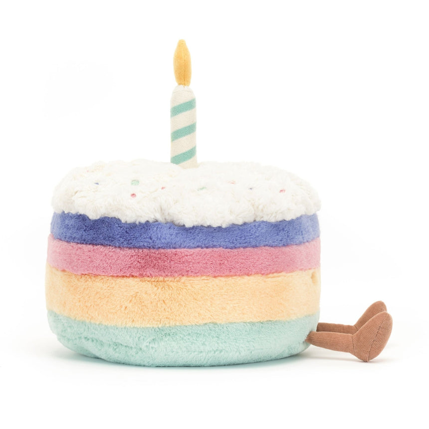 Jellycat Amuseable Rainbow Birthday Cake - Princess and the Pea