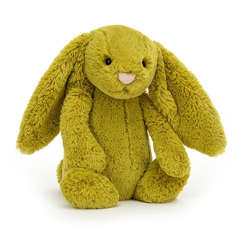 Jellycat Bashful Bunny - Medium Zingy (Retired) - Princess and the Pea