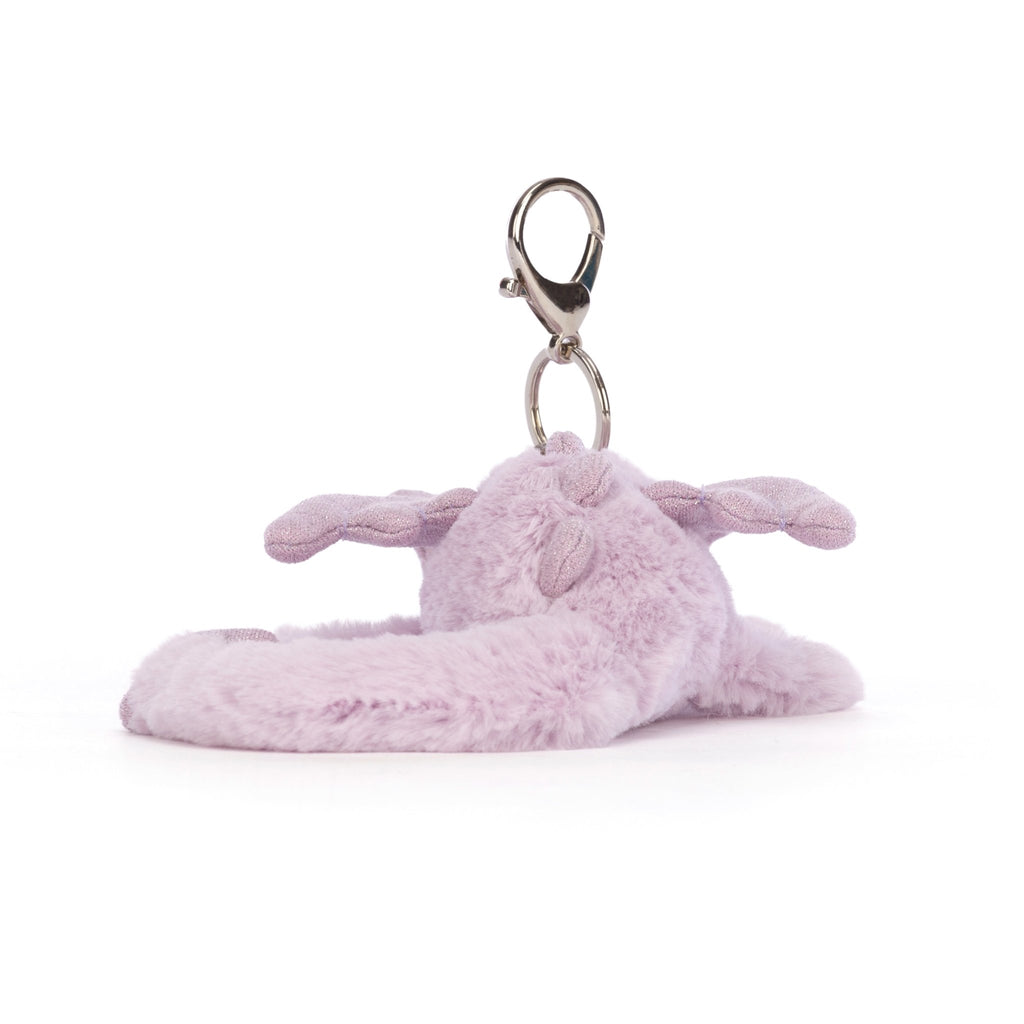 Jellycat Lavender Dragon Bag Charm - Princess and the Pea