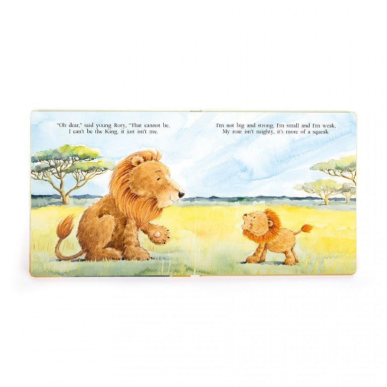 Jellycat Library Hardback Book - The Very Brave Lion - Princess and the Pea