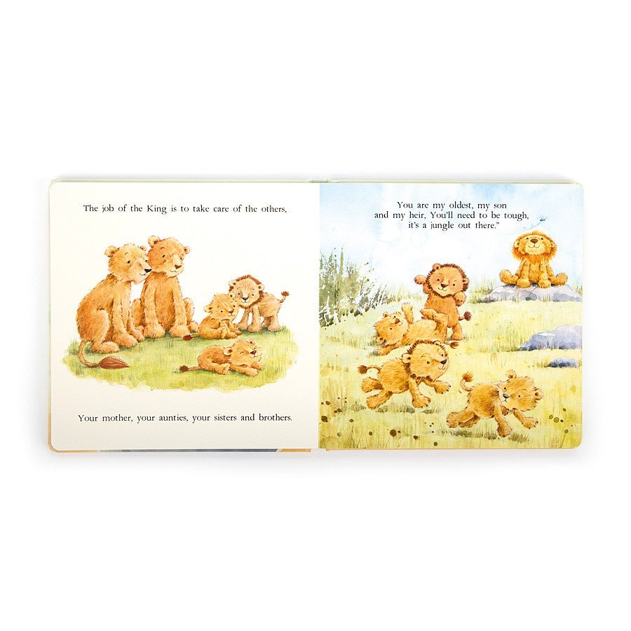 Jellycat Library Hardback Book - The Very Brave Lion - Princess and the Pea