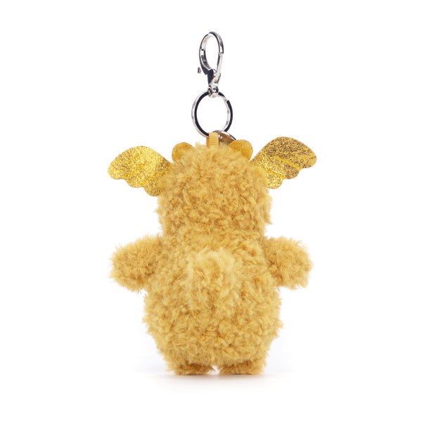 Jellycat Little Dragon Bag Charm - Princess and the Pea