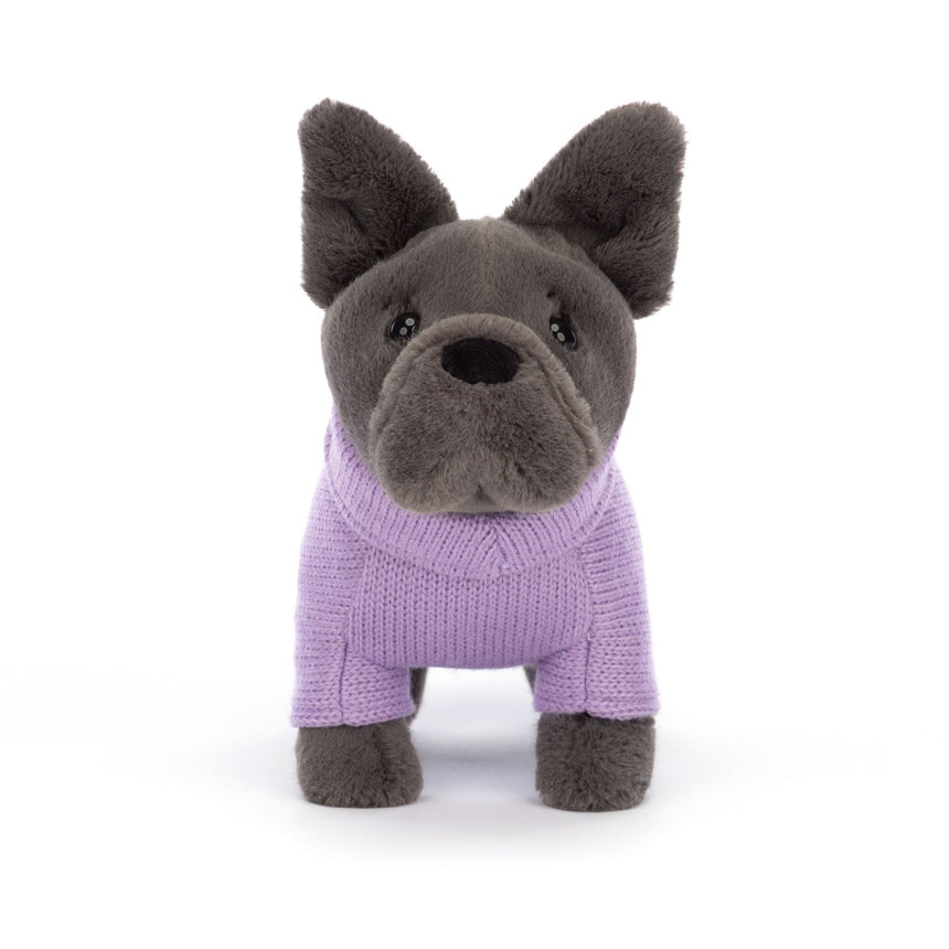 Jellycat Sweater French Bulldog Purple - Princess and the Pea