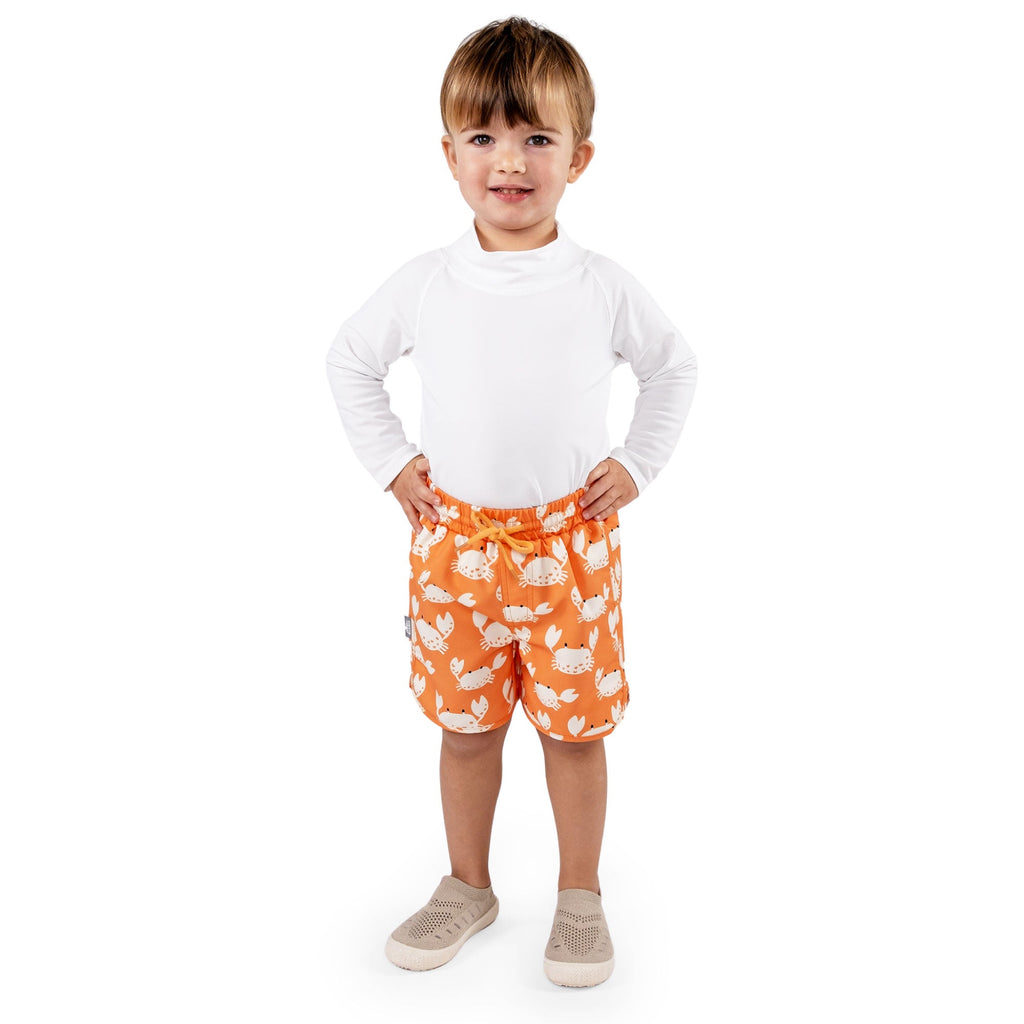 Kids UV Swim Shorts - Crabby Crab - Princess and the Pea