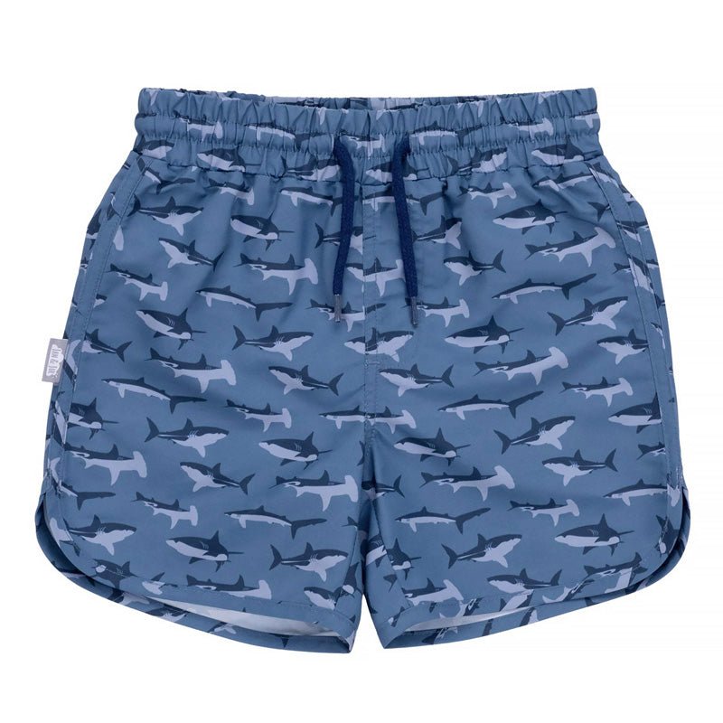 Kids UV Swim Shorts - Shark - Princess and the Pea