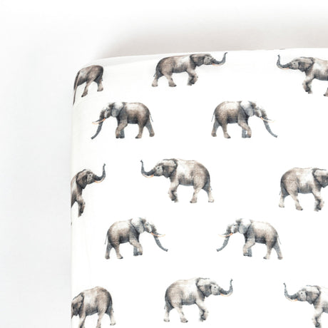 Lil North Co. Muslin Crib Sheet - Elephant - Princess and the Pea