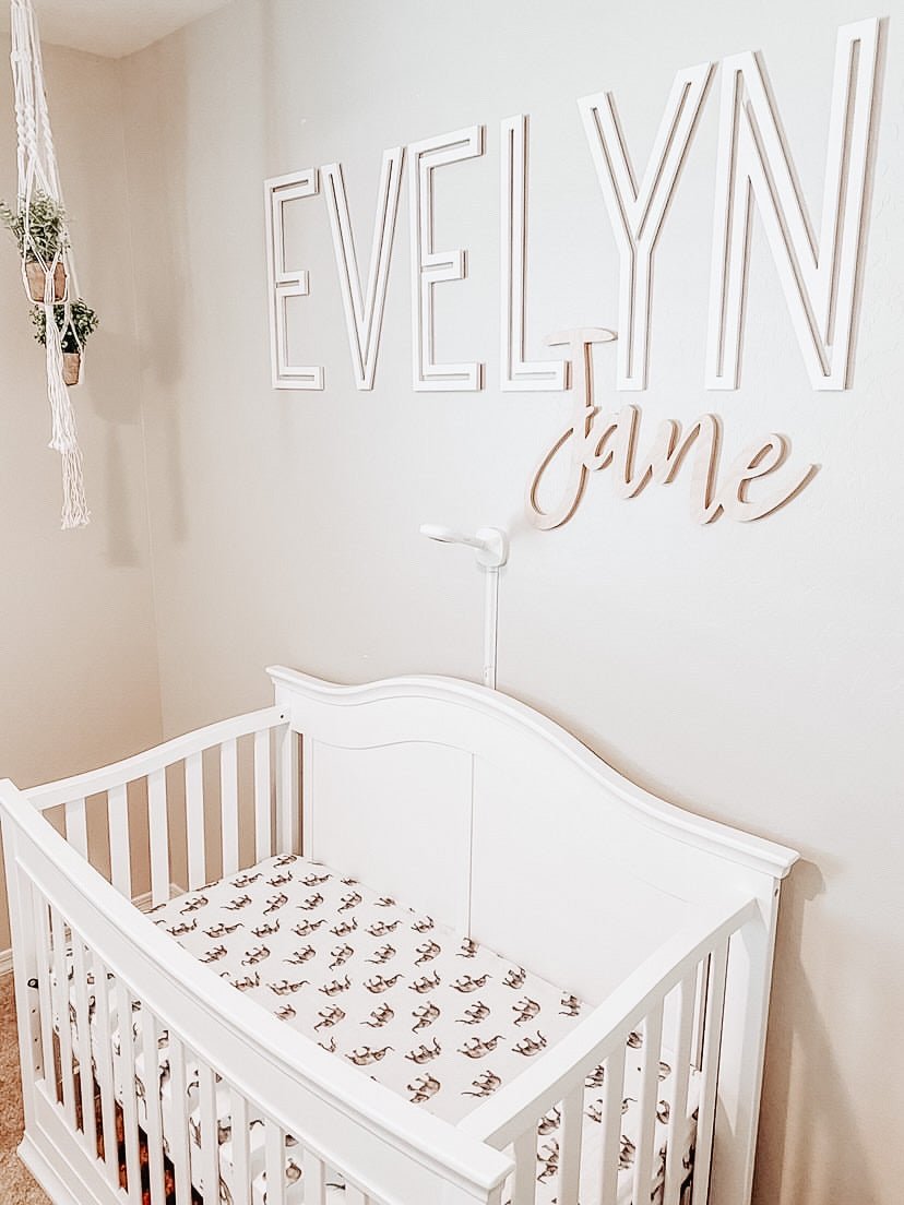 Lil North Co. Muslin Crib Sheet - Elephant - Princess and the Pea