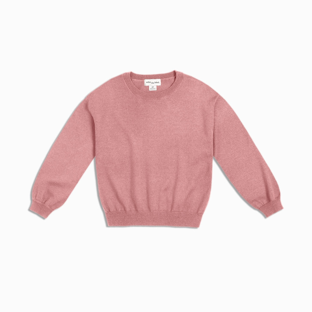 Merino Wool Responsible Sweater - Dusty Rose - Princess and the Pea