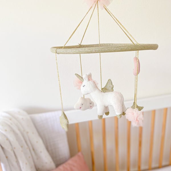 MON AMI - Unicorn Celestial Mobile - Princess and the Pea
