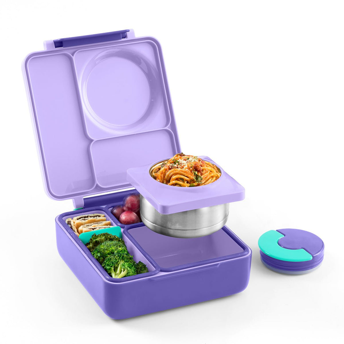 Buy OmieBox Hot & Cold Bento Lunch Box V2 - Purple Plum – Biome US Online