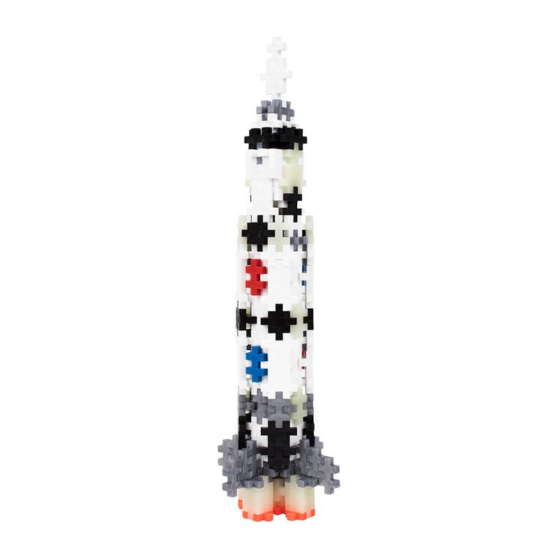 Plus-Plus Tube - Saturn V Rocket - 240Pcs - Princess and the Pea