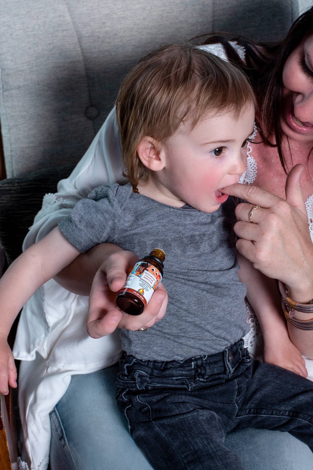 Punkin Butt Teething Oil: Glass / 1 oz - Princess and the Pea