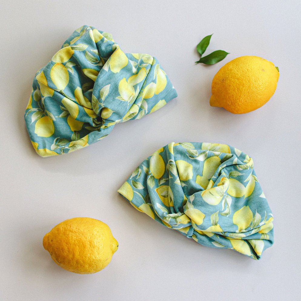 Summer's Lemon Turban Hat - Princess and the Pea