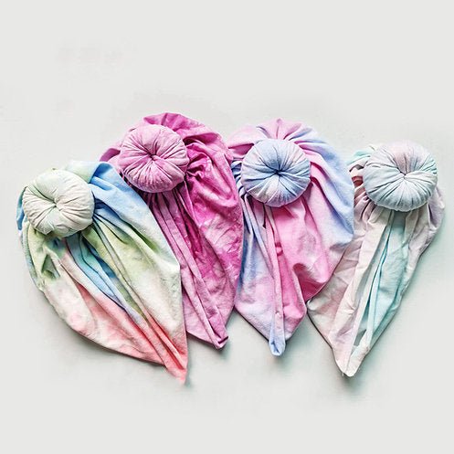 Tie-dye Baby Turban Hat - Princess and the Pea