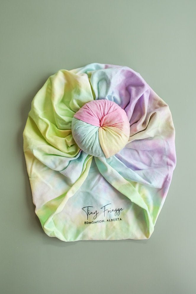 Tie-dye Baby Turban Hat - Princess and the Pea