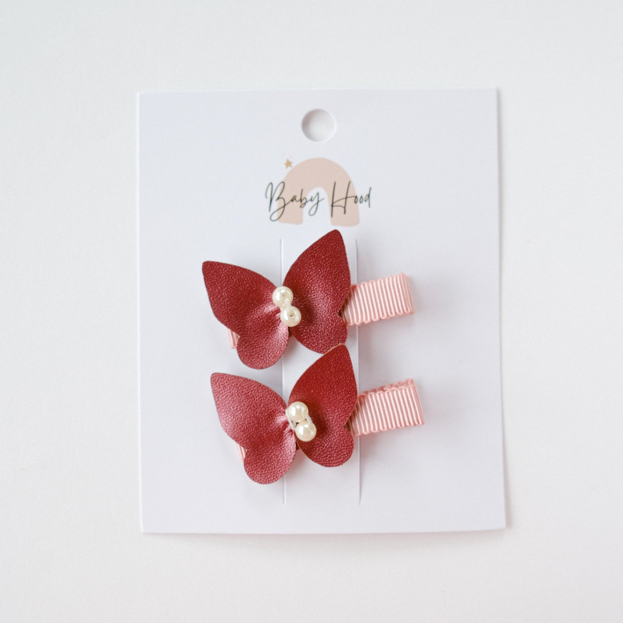 Vivian Butterfly Baby Hair Clip Set - Princess and the Pea
