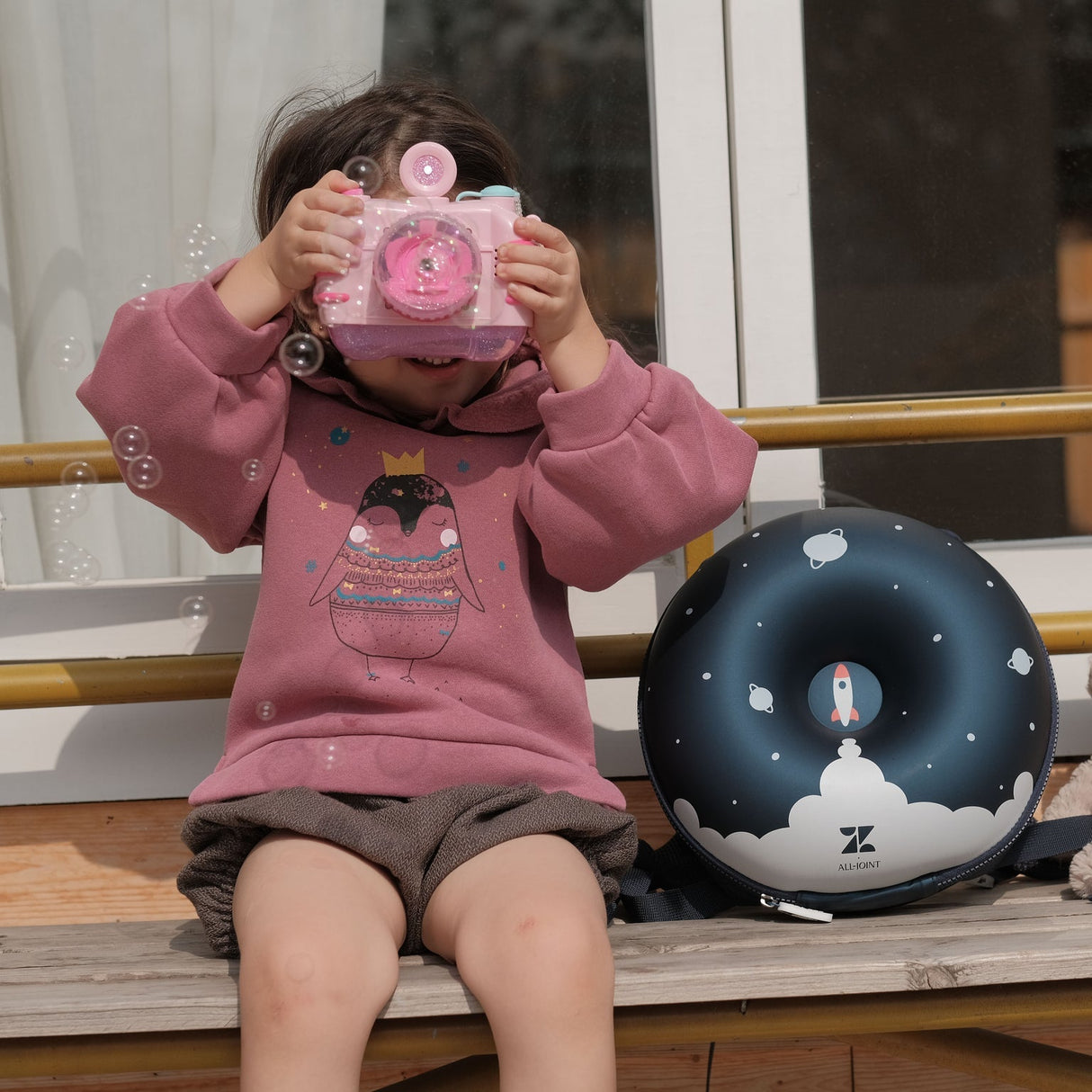 Zoyzoii Donut Series Backpack - Space Battleship - Princess and the Pea