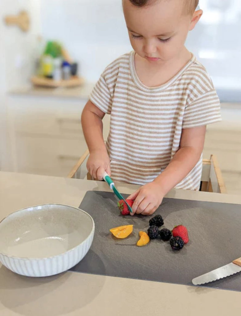 Get Your Kids Involved in the Kitchen Safely with KiddiKutter - Princess and the Pea Boutique