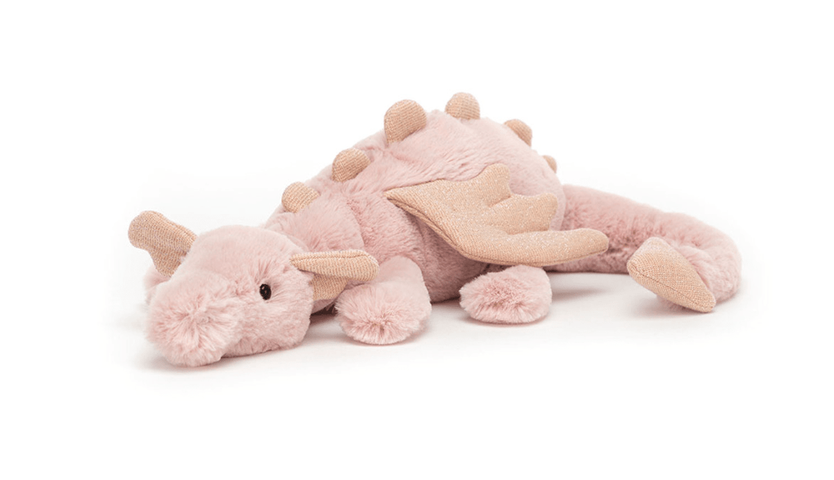 Jellycat Rose Dragon Huge Size - Princess and the Pea Boutique