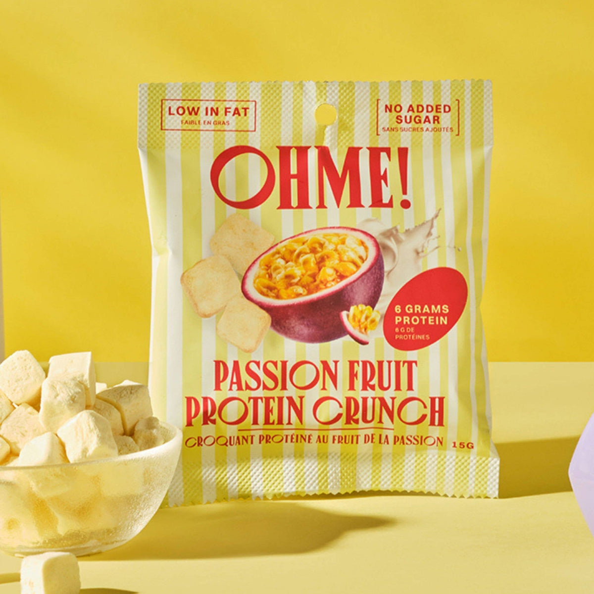 OHME! Passion Fruit Protein Crunch Snack Size 15g