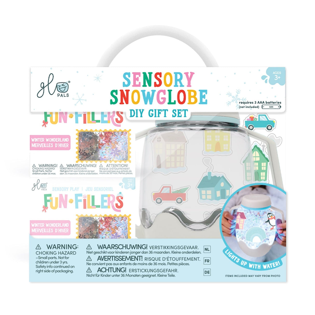 Glo Pals DIY Sensory Jar Gift Set - Sensory Snowglobe