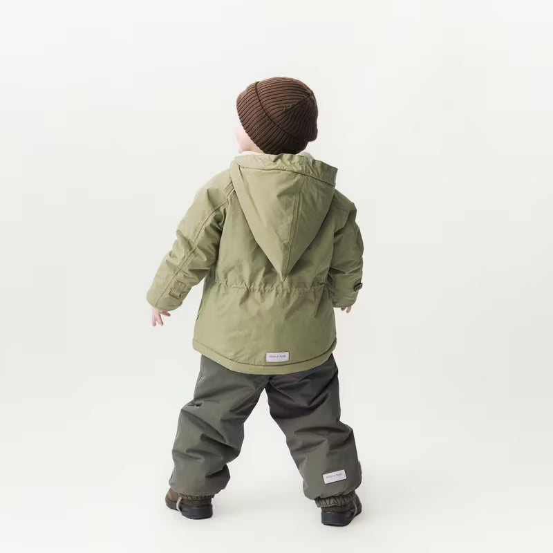 Mini A Ture - Wang fleece lined winter jacket - Aloe green