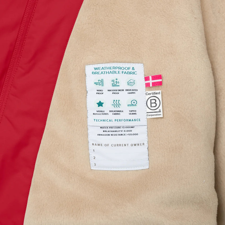 Mini A Ture - Wang fleece lined winter jacket - Chili pepper