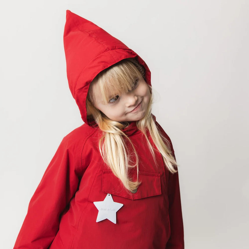 Mini A Ture - Wang fleece lined winter jacket - Chili pepper