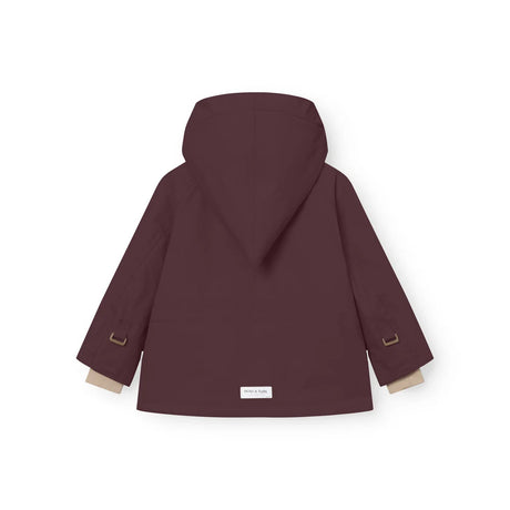 Mini A Ture - Wang fleece lined winter jacket - Fudge aubergine