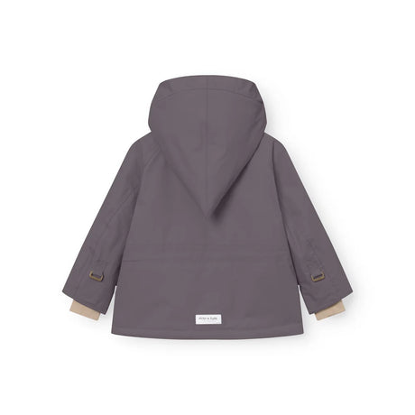 Mini A Ture - Wang fleece lined winter jacket - Plum kitten