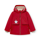 Mini A Ture - Algeana fleece lined winter jacket - Chili pepper