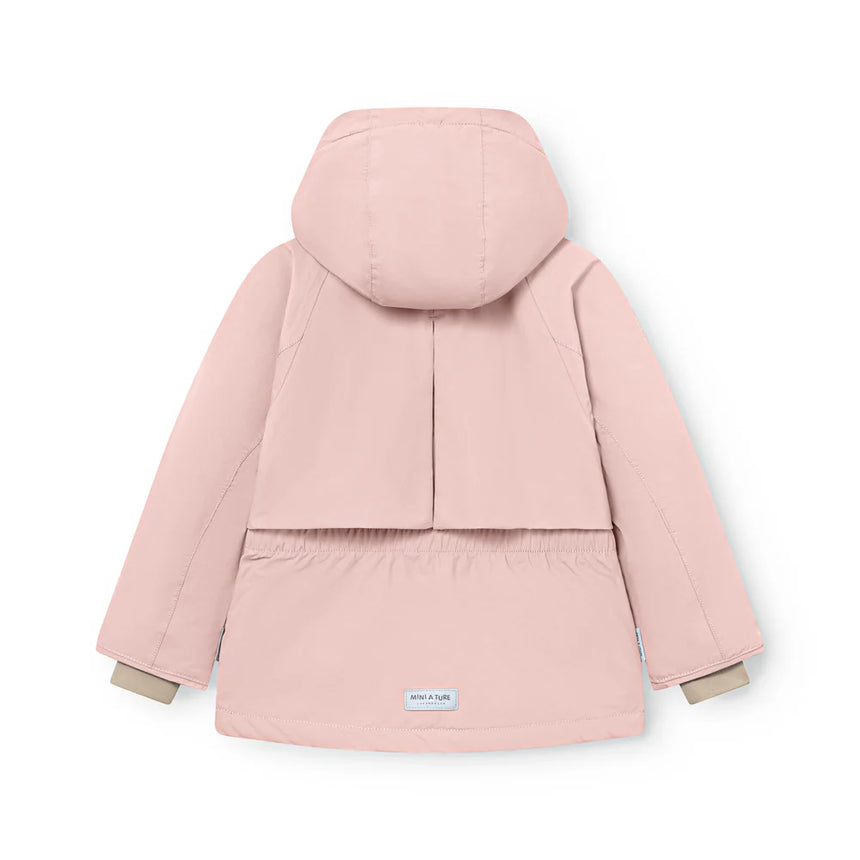 Mini A Ture - Algeana fleece lined winter jacket - Adobe rose