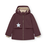 Mini A Ture - Algeana fleece lined winter jacket - Fudge aubergine