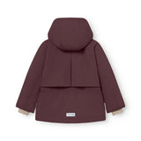 Mini A Ture - Algeana fleece lined winter jacket - Fudge aubergine