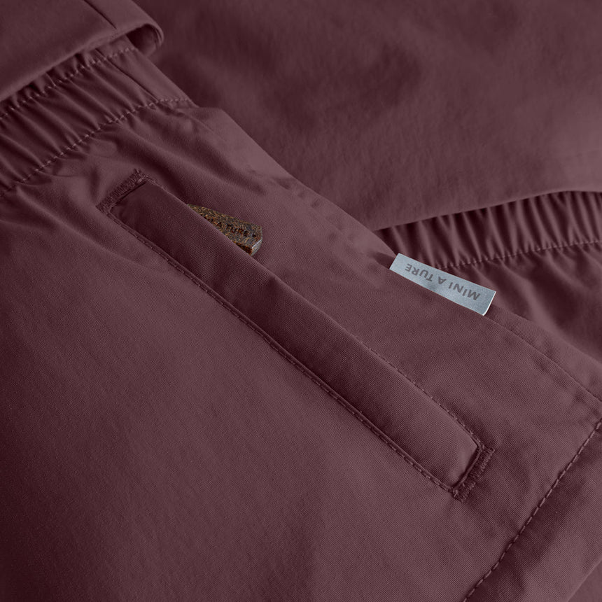 Mini A Ture - Algeana fleece lined winter jacket - Fudge aubergine