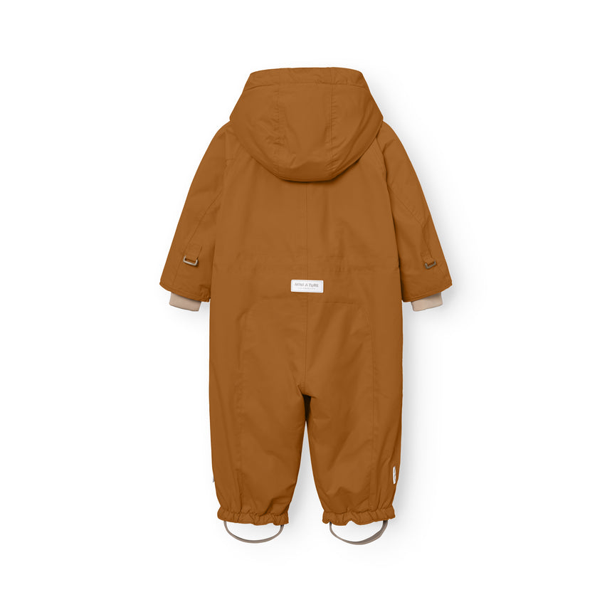 Mini A Ture - Wisti fleece lined snowsuit - Brown sugar