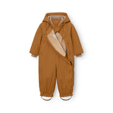 Mini A Ture - Wisti fleece lined snowsuit - Brown sugar