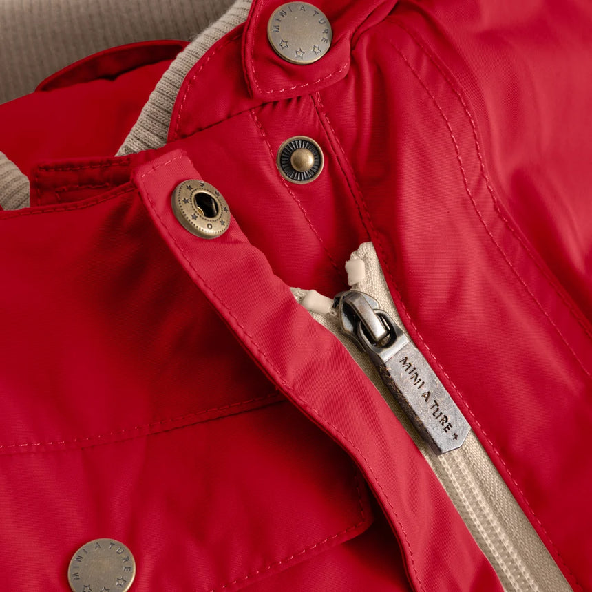 Mini A Ture - Wisti fleece lined snowsuit - Chili pepper
