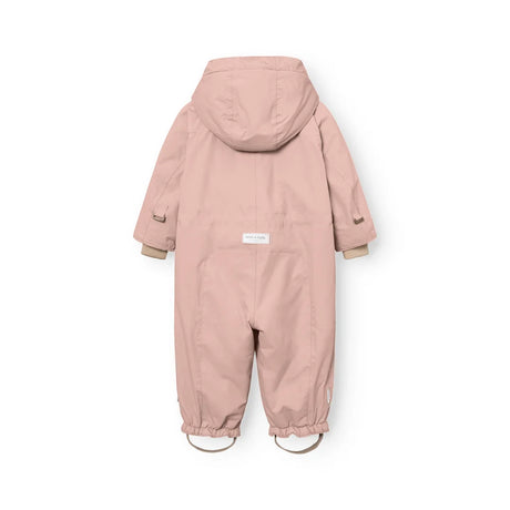 Mini A Ture - Wisti fleece lined snowsuit - Adobe rose