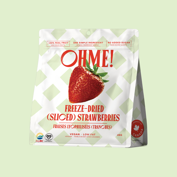 OHME! Freeze-Dried Strawberries (Sliced) 46g
