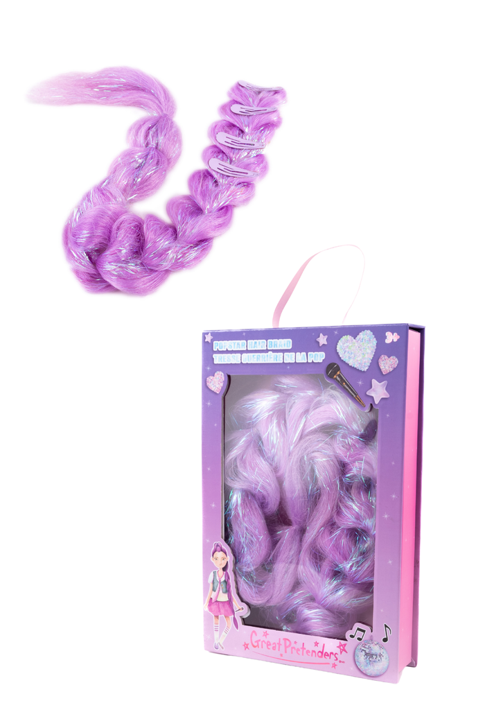 Great Pretenders - Rock Star Hair Braid, Purple