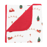 Kyte Baby Baby Blanket in Santa Sleigh