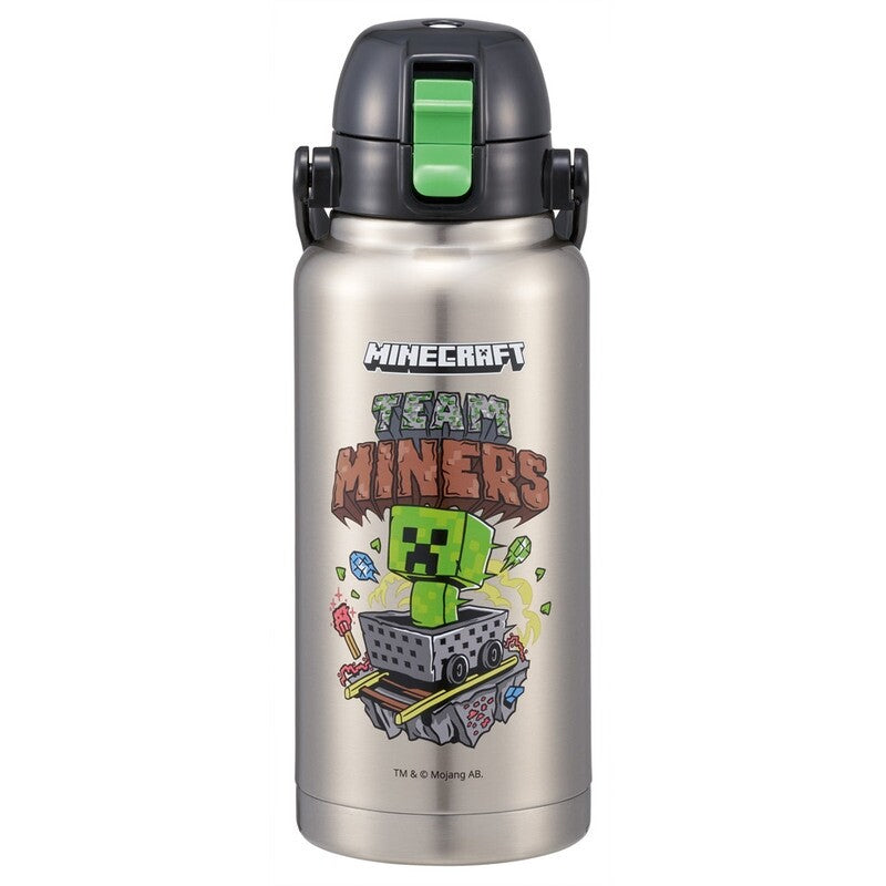 Skater One-push Direct Minecraft Stainless Steel Bottle 1000ml