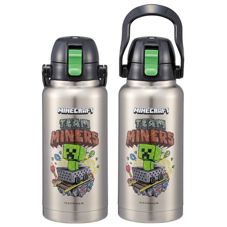 Skater One-push Direct Minecraft Stainless Steel Bottle 1000ml