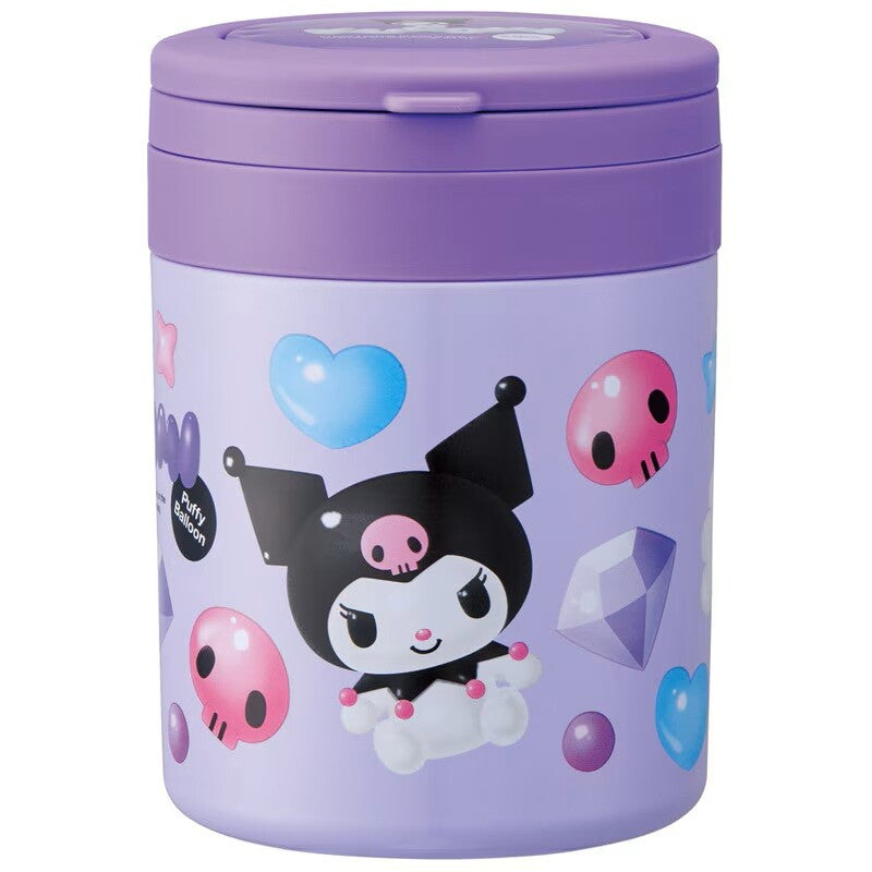 Skater Bento Box KUROMI Foldable 500ml