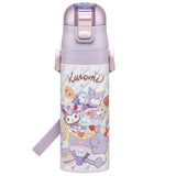 Skater Stainless Steel Water Bottle KUROMI 470ml