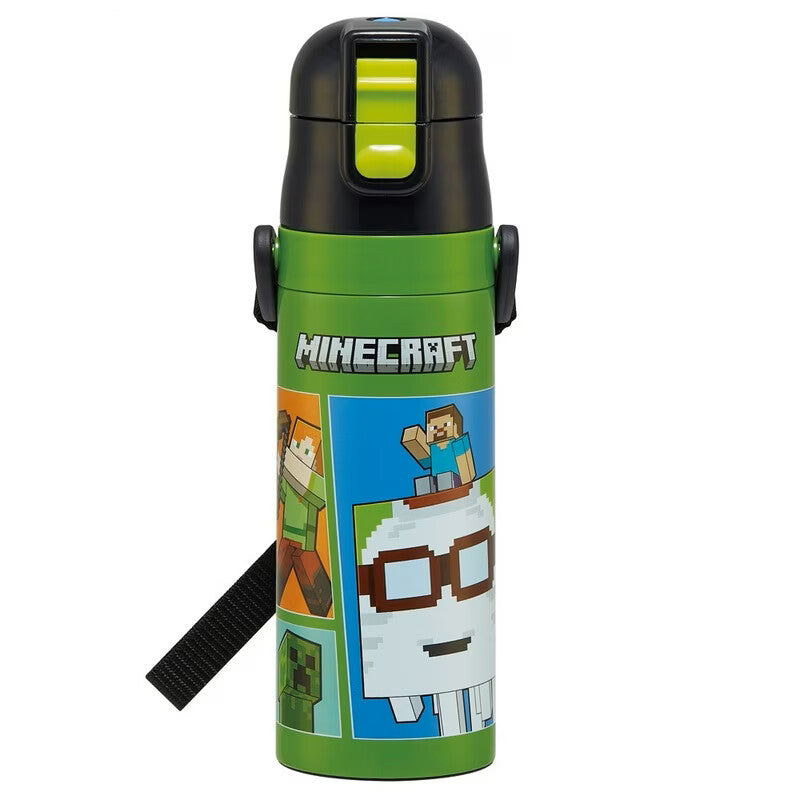 Skater Stainless Steel Water Bottle Minecraft 470ml