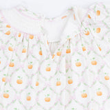 Angel Dear Puff Sleeve Bishop Dress and Bloomer - Pretty Pumpkin Trellis