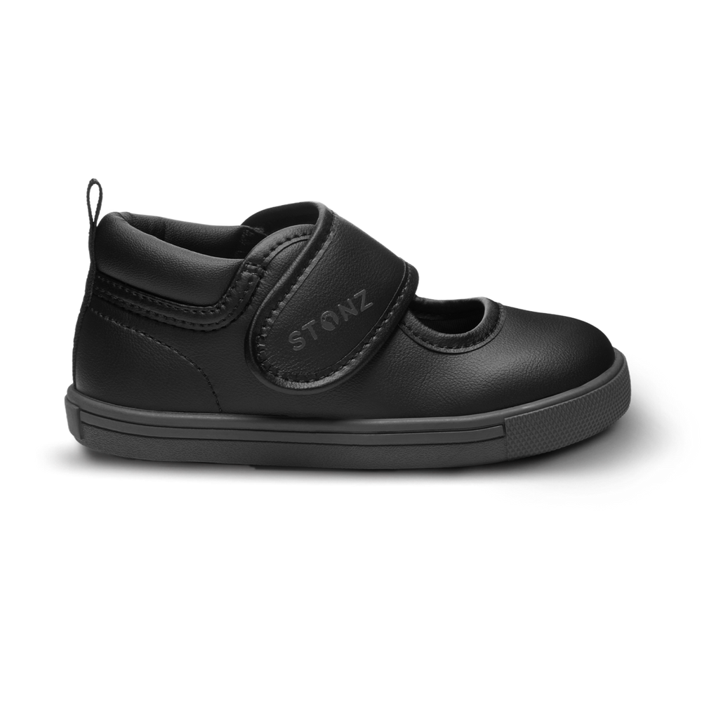 Stonz Cruiser Mary Jane Everyday Shoes for Toddlers - Black