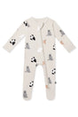 Kyte Baby Zippered Footie in Fluffy Cat - Princess and the Pea Boutique